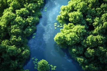 Loopable clean water animation, suitable for climate or eco topics