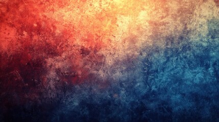 Obraz premium Gradient Background Showing Red Orange And Blue Tones Across Surface
