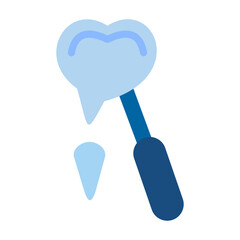 Dental Mirror Vector Design Icon Style
