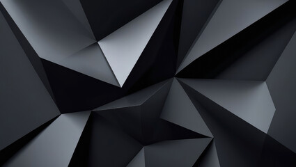 Obsidian shard geometry a symphony of shadows