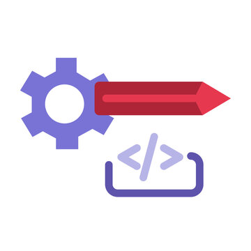 Scripting Vector Design Icon Style