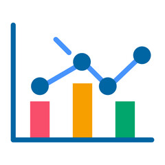 Analytics Vector Design Icon Style