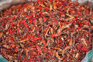 Spices in the local market of Nouadhibou, Mauritania, West Africa