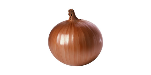 Brown Onion. Fresh Vegetable For Cooking And Culinary Use Isolated On Transparent Background