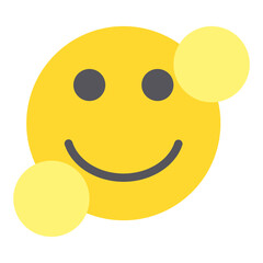 Fototapeta premium Smile Vector Design Icon Style