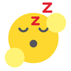 Sleepy Vector Design Icon Style