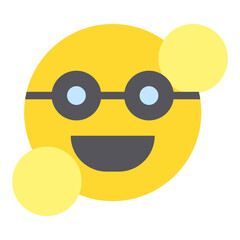 Nerd Vector Design Icon Style