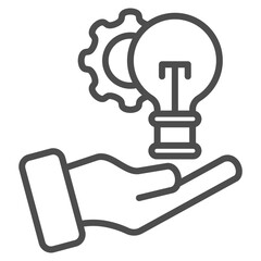 Invention  Line Icon Element For Design