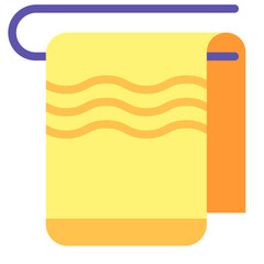 Towel Vector Design Icon Style
