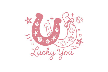 Lucky You, Coastal Cowgirl Icons - Western Luck Theme