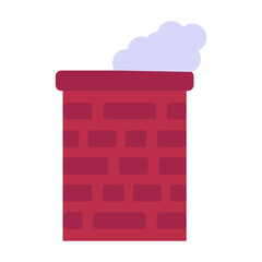 Chimney Vector Design Icon Style