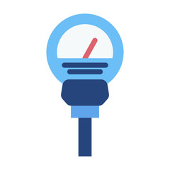 Parking Meter Vector Design Icon Style