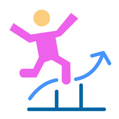 Performance Vector Design Icon Style