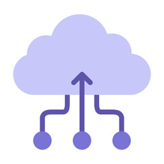 Cloud computing Vector Design Icon Style