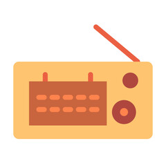 Radio Vector Design Icon Style