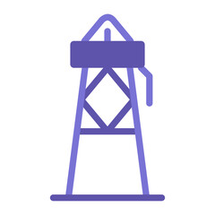Derrick Vector Design Icon Style