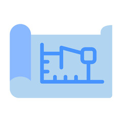 Blueprint Vector Design Icon Style