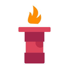 Chimney Vector Design Icon Style