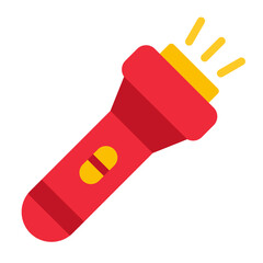 Flashlight Vector Design Icon Style
