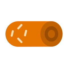 Roll Cake Vector Design Icon Style