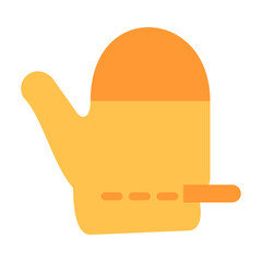 Oven Mitt Vector Design Icon Style