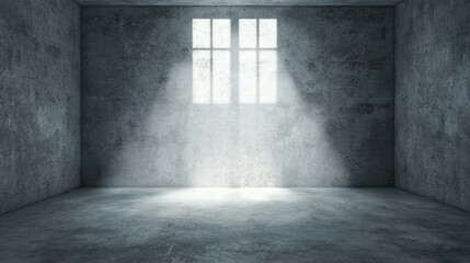 A Dark Room with a Window