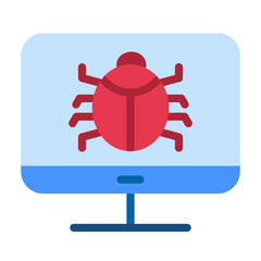File Virus Vector Design Icon Style