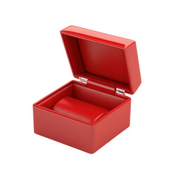 Elegant red leather box showcasing craftsmanship and timeless design for storage and display needs
