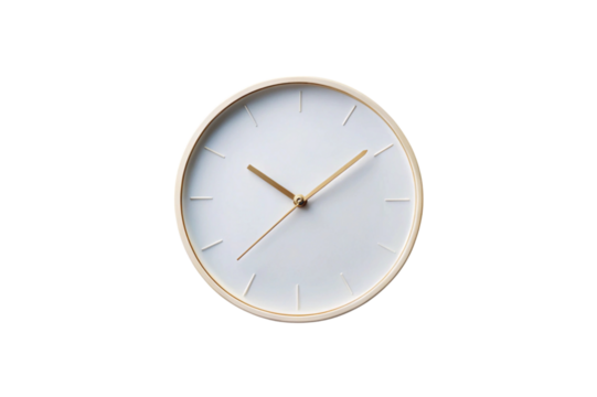 clock isolated on white