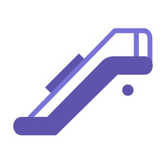 Escalator Vector Design Icon Style