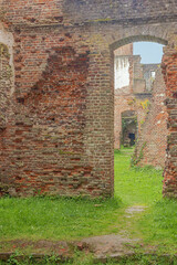 Finding a way through the ruins of Villers Abbey, the remains of a Cistercian abbey abandoned in 1796