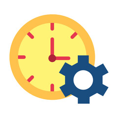 Time Management Vector Design Icon Style