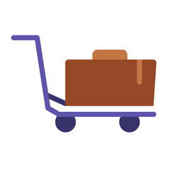 Trolley Vector Design Icon Style