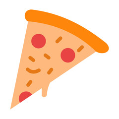 Pizza Slice Vector Design Icon Style