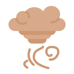 Sandstorm Vector Design Icon Style