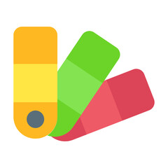 Color Palette Vector Design Icon Style