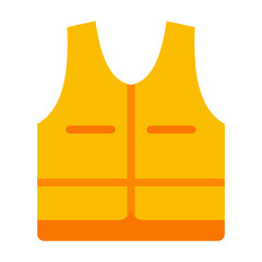Labour Vest Vector Design Icon Style
