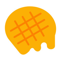 Waffle Vector Design Icon Style