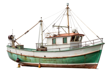 old fishing boat in the harbor