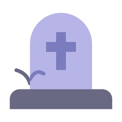 Grave Vector Design Icon Style