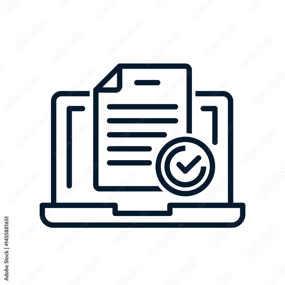 Poster concept of submit file, download application form, enroll in course, register on website, take test,