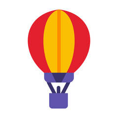 Fototapeta premium Air Balloon Vector Design Icon Style