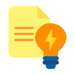 Energy Policy Vector Design Icon Style