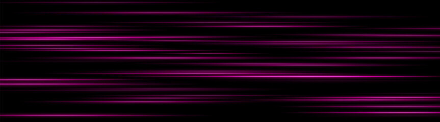 Glowing purple light trails creating layered motion blur on dark background. Perfect for futuristic UI, digital speed elements, or sci-fi data animations.