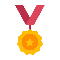Medal Vector Design Icon Style