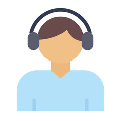 Customer Support Vector Design Icon Style