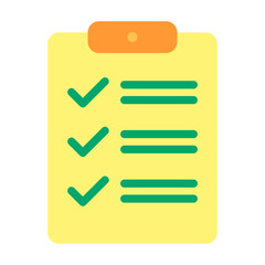 Obraz premium Seo Checklist Vector Design Icon Style