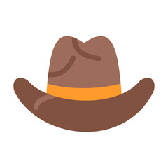 Cowboy Hat Vector Design Icon Style
