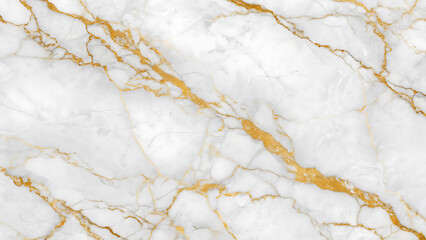 Fototapeta premium Elegant White and Gold Marble Texture High-Resolution Background Image