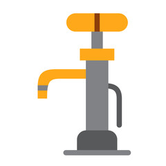 Hand Pump Vector Design Icon Style